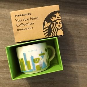 Starbucks Seattle You Are Here Ornament Collectible